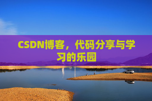 CSDN博客，代码分享与学习的乐园